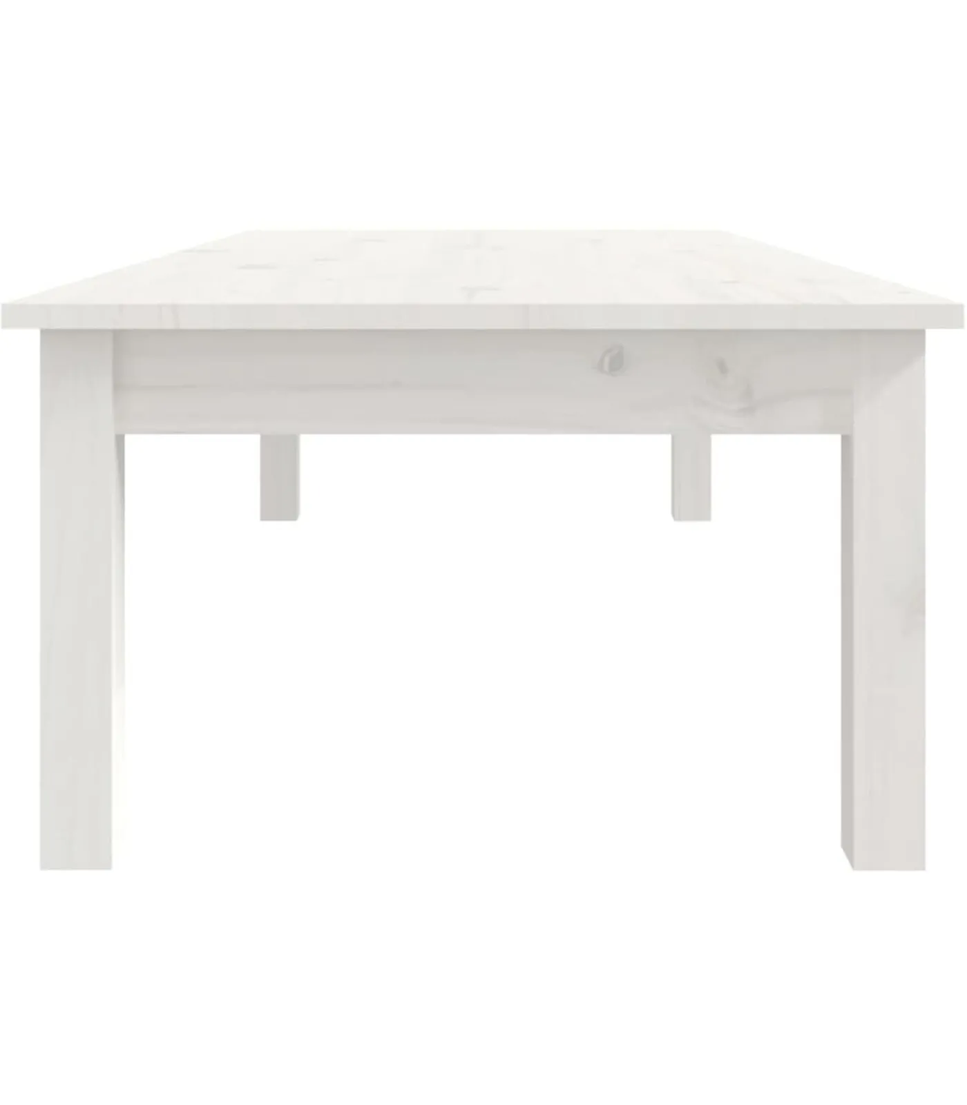 Salontafel 110x50x30 cm massief grenenhout wit Tafels