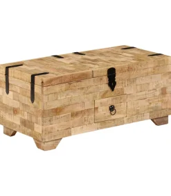 Best Salontafel 80x40x35 cm massief mangohout Tafels