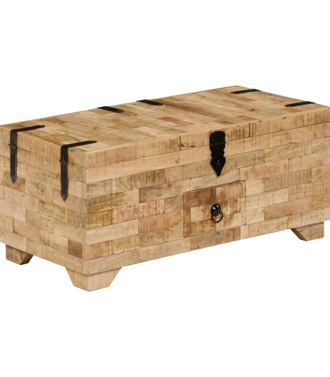 Best Salontafel 80x40x35 cm massief mangohout Tafels