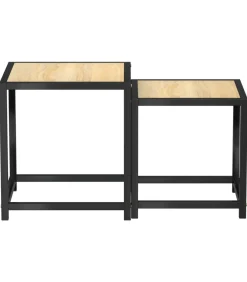 Clearance Salontafels 2 st MDF sonoma eikenkleurig Tafels