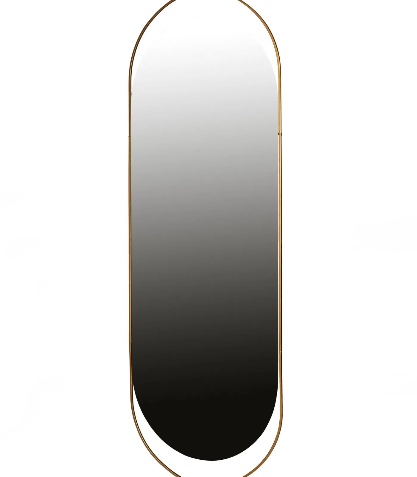 Online Sanou Passpiegel Ovaal XL - Ijzer - Antique Brass - 168x60x1 Spiegels