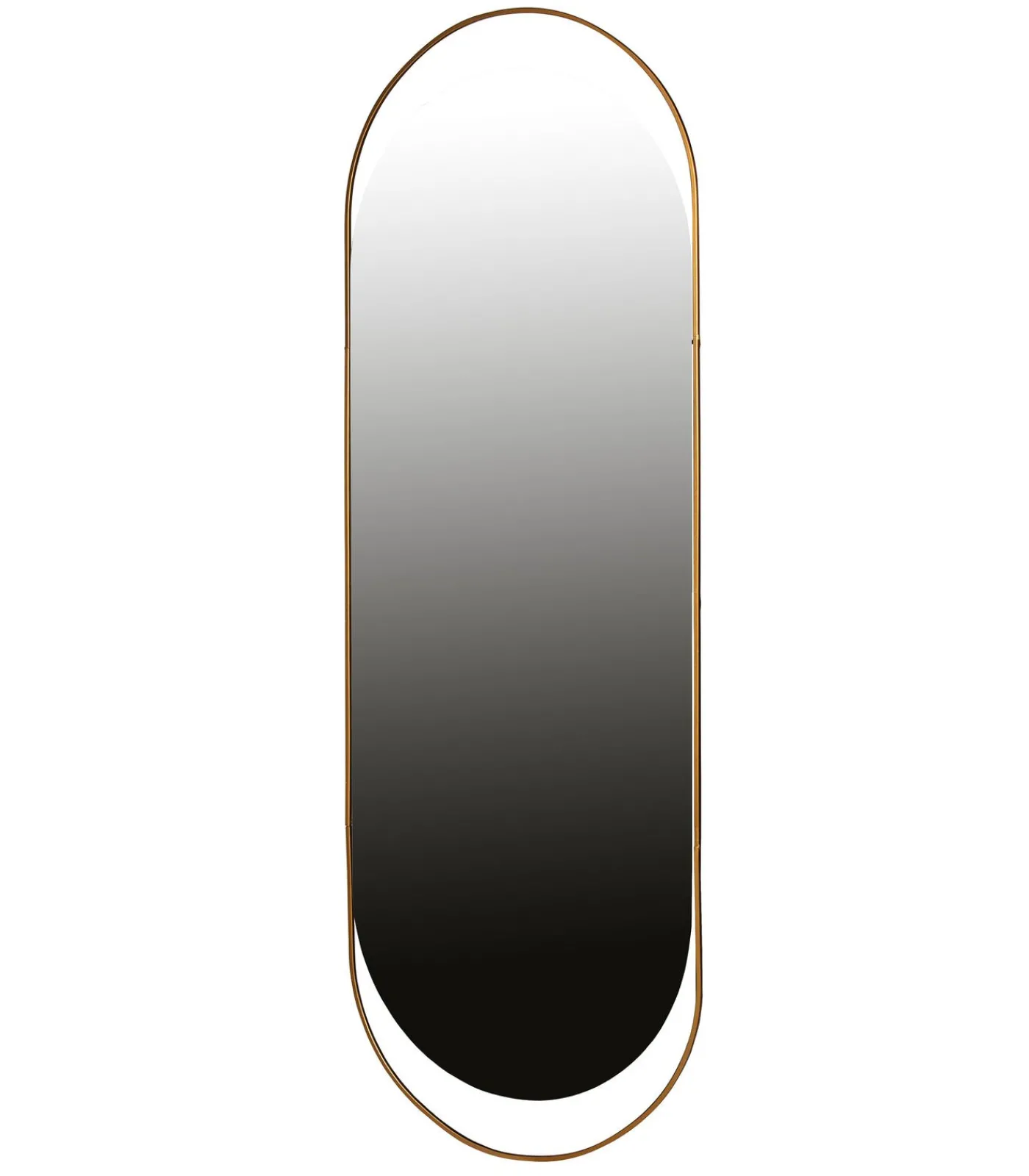 Online Sanou Passpiegel Ovaal XL - Ijzer - Antique Brass - 168x60x1 Spiegels