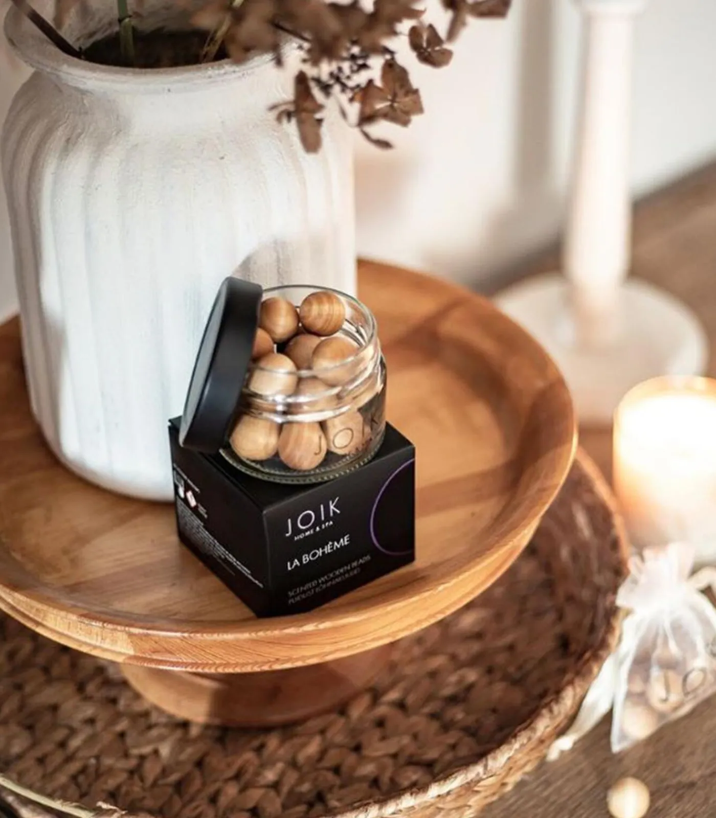 Scented Wooden Beads La Boheme - 15 pcs Huisparfums