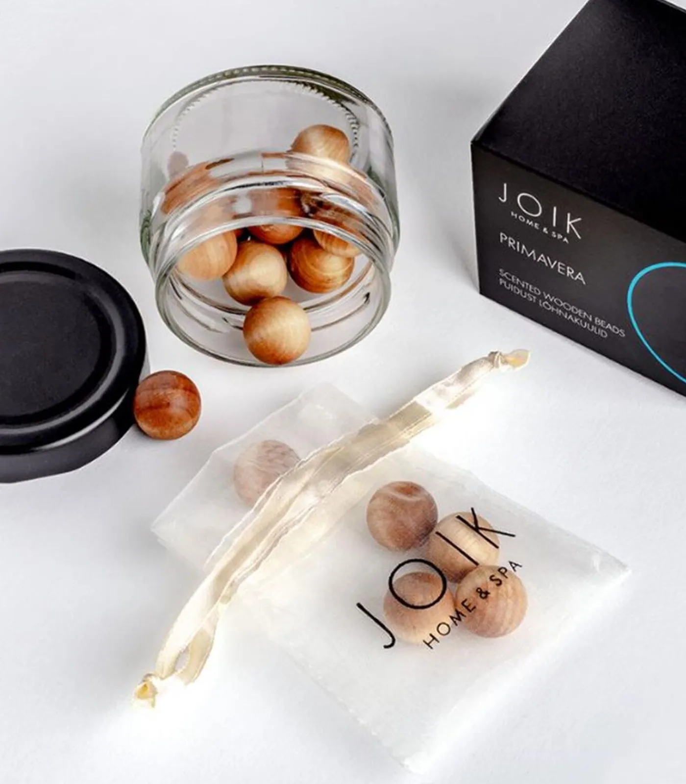 Sale Scented Wooden Beads Primavera - 15 pcs Huisparfums