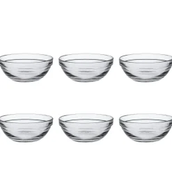 Hot Schaal Lys 10.5 cm 20.5 cl Transparant Hardglas 6 stuks Tafelgerei