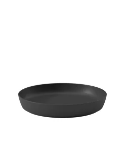 Outlet Schaal plat zwart Iconic Tafelgerei