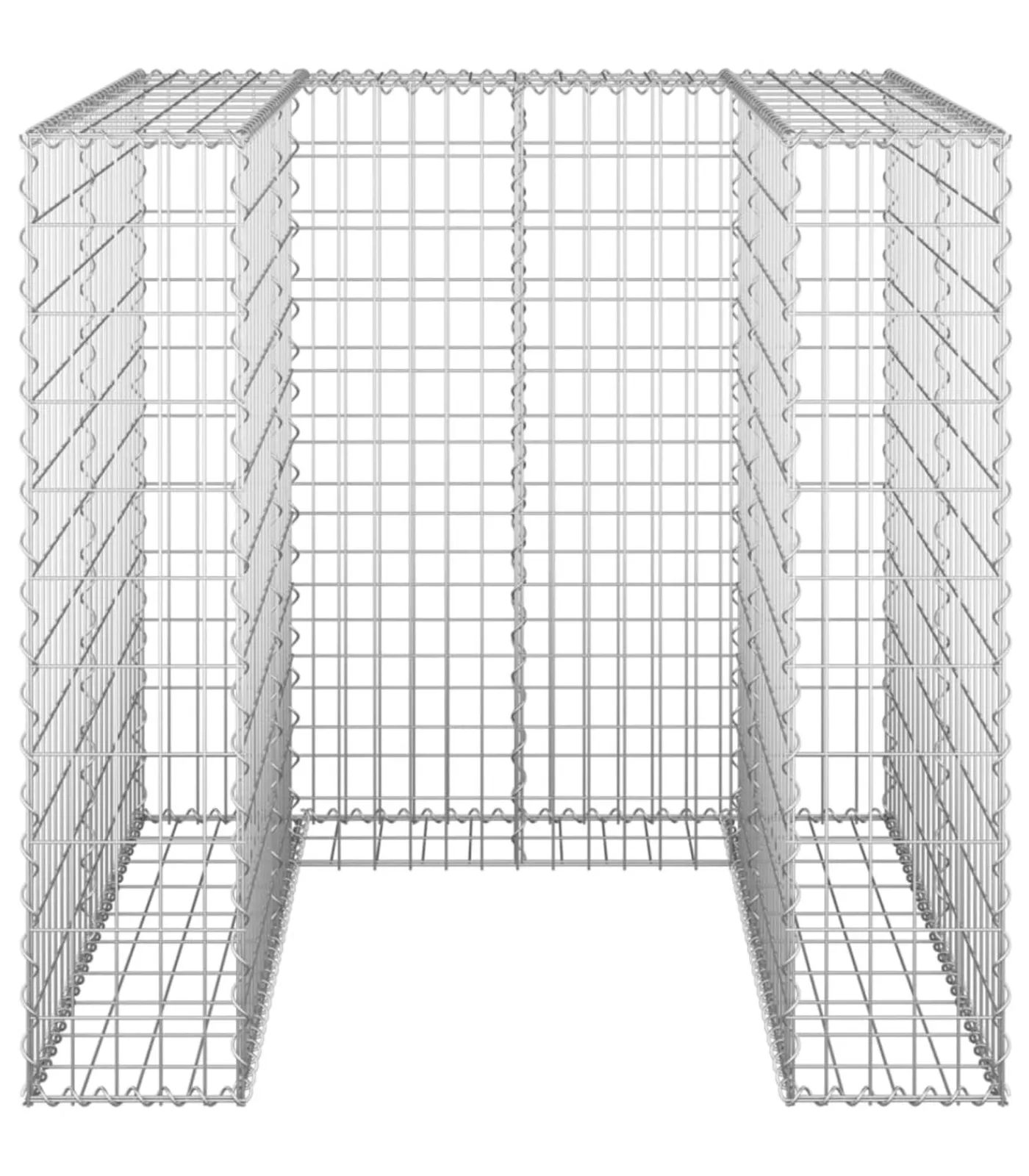 New Schanskorf voor container 110x100x110 cm gegalvaniseerd staal Manden En Bakken