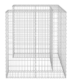 New Schanskorf voor container 110x100x110 cm gegalvaniseerd staal Manden En Bakken