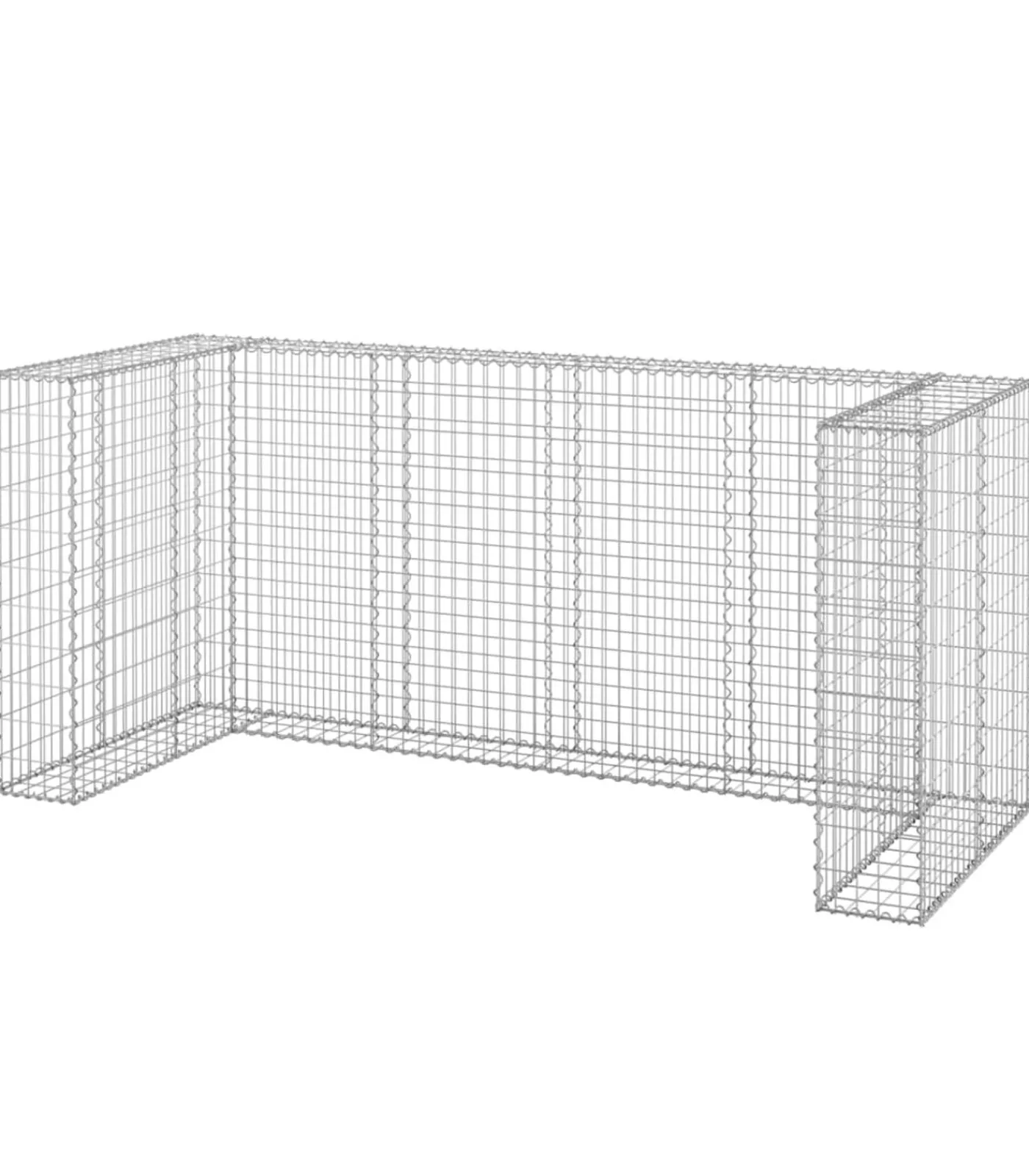 Discount Schanskorf voor containers 254x100x110 cm gegalvaniseerd staal Manden En Bakken