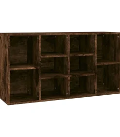 Sale Schoenenbank 103x30x55 cm bewerkt hout gerookt eikenkleurig Organiseren