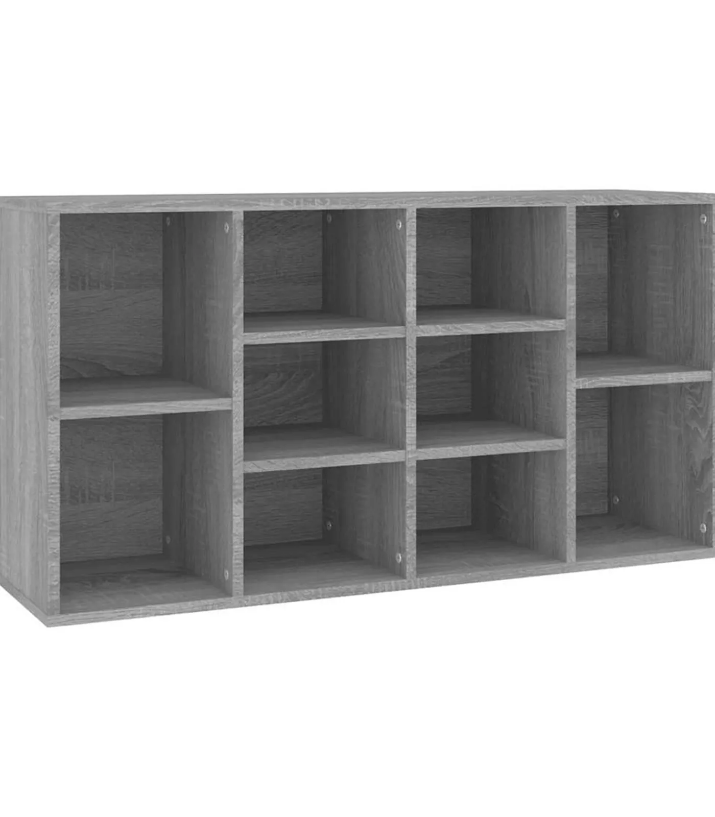 Clearance Schoenenbank 103x30x55 cm bewerkt hout grijs sonoma eiken Organiseren