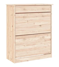 Schoenenkast ALTA 77x35x96 cm massief grenenhout Organiseren