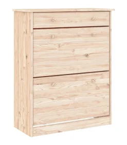Schoenenkast ALTA 77x35x96 cm massief grenenhout Organiseren