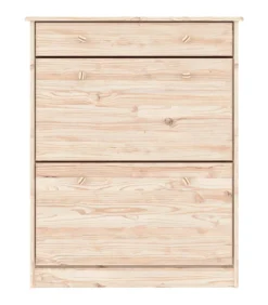 Schoenenkast ALTA 77x35x96 cm massief grenenhout Organiseren