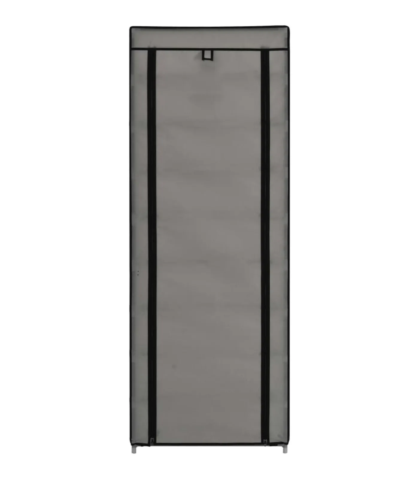 Sale Schoenenkast met hoes 57x29x162 cm stof grijs Organiseren