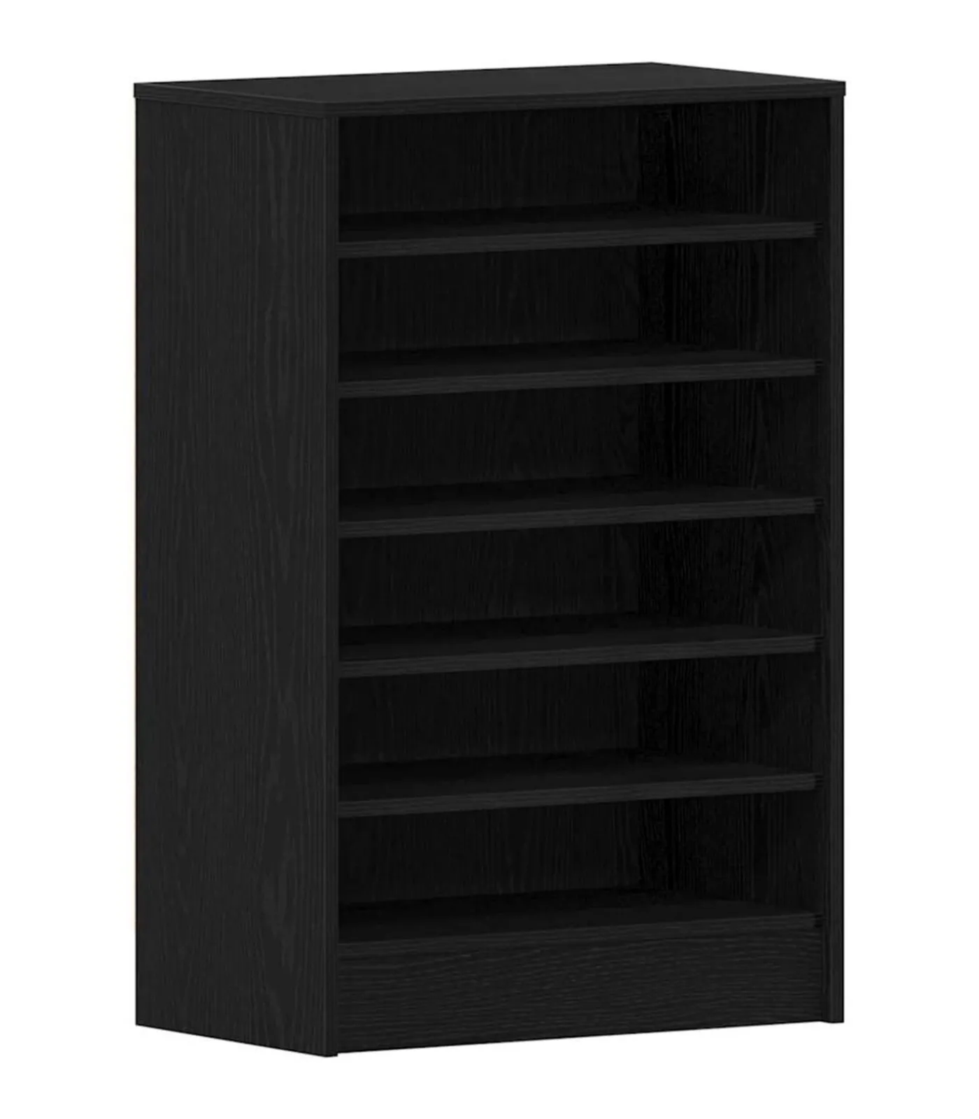 New Schoenenkast met plank Zwart eiken 60 x 35 x 92 cm Bewerkt hout Organiseren