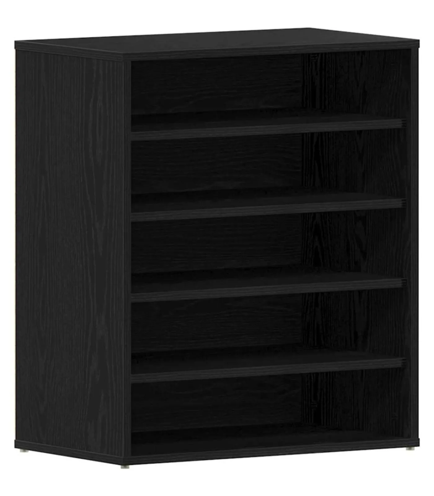 Online Schoenenkast met plank Zwart eiken 60 x 35 x 70 cm Bewerkt hout Organiseren