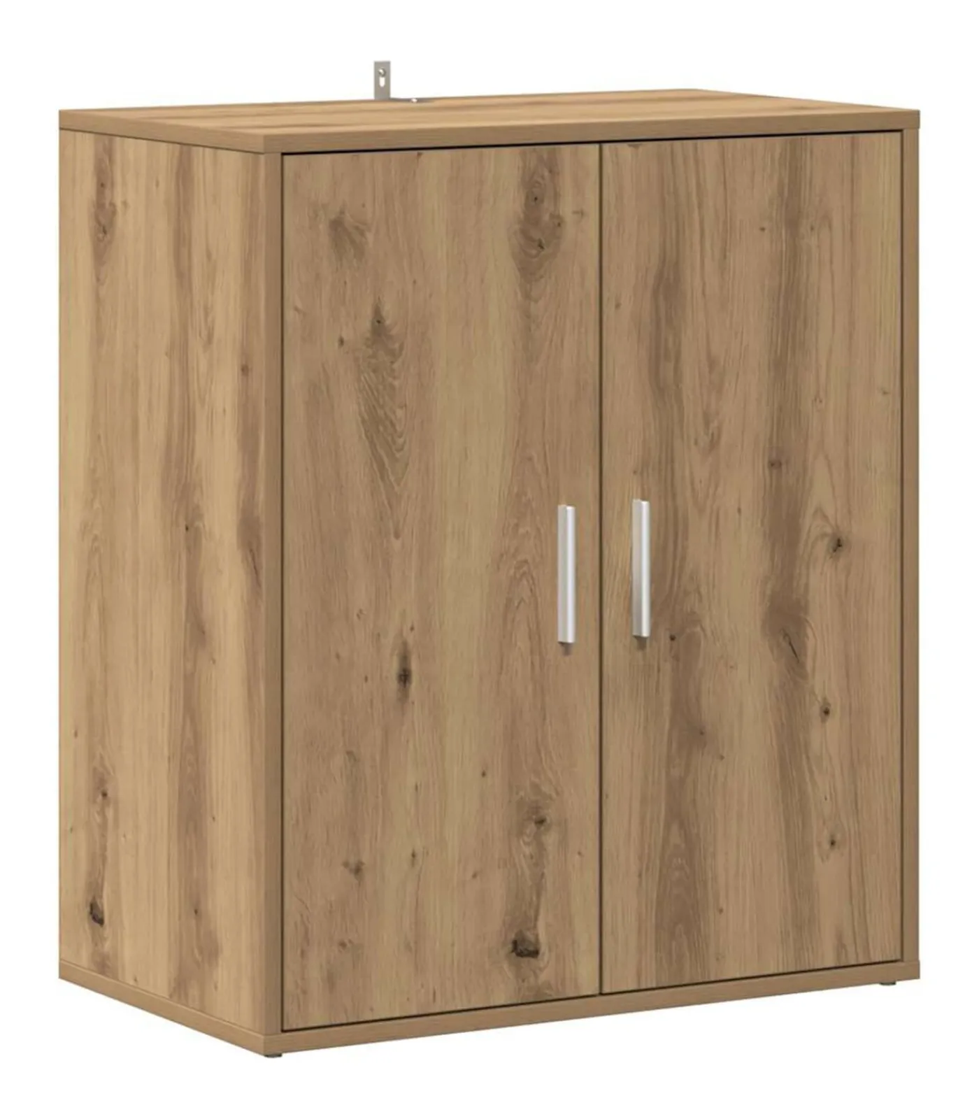Online Schoenenkast 60x35x70 cm bewerkt hout artisanaal eikenkleur Organiseren