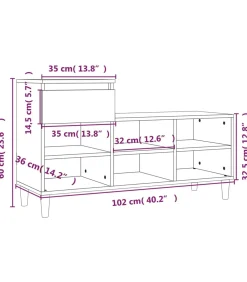 Sale Schoenenkast 102x36x60 cm bewerkt hout wit Organiseren