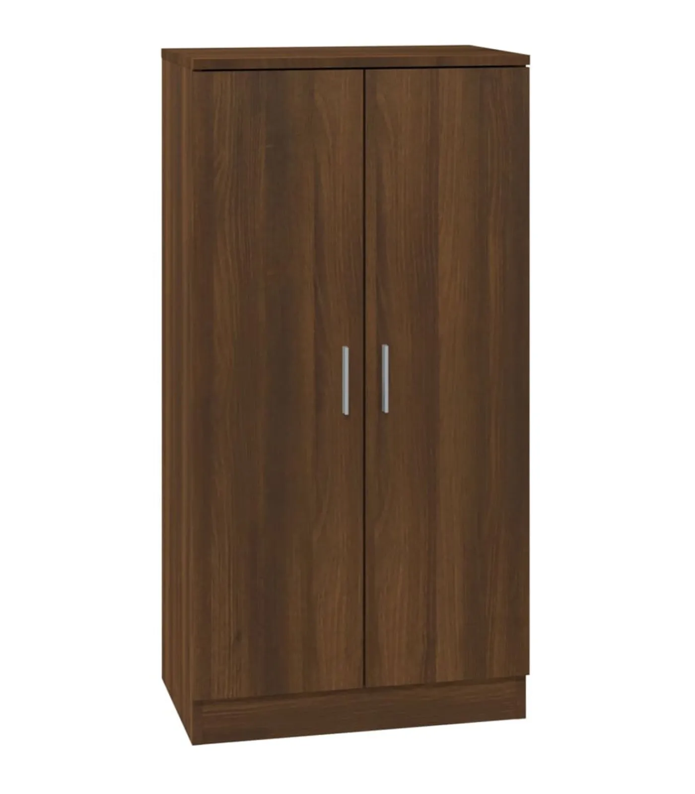 Schoenenkast 55x35x108 cm bewerkt hout bruin eikenkleur Organiseren