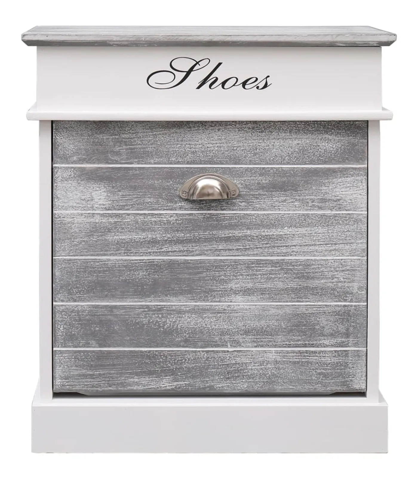 Sale Schoenenkast 50x28x58 cm paulowniahout grijs Organiseren