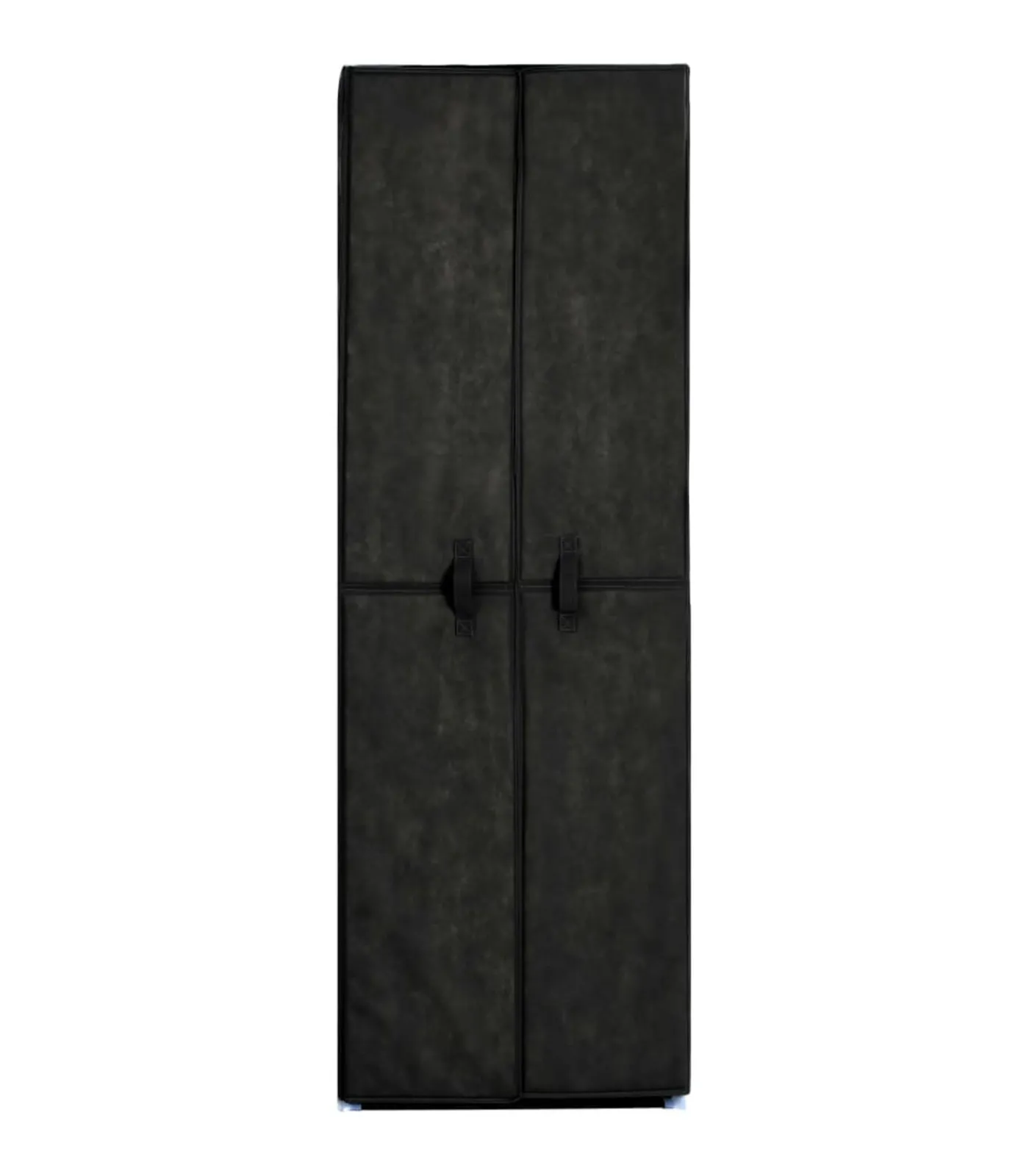 Discount Schoenenkast 60x30x166 cm stof zwart Organiseren