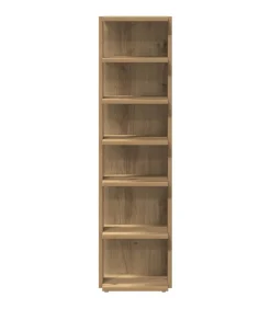 Hot Schoenenkasten 2 st 28x27x102 cm bewerkt hout artisanaal eiken Organiseren