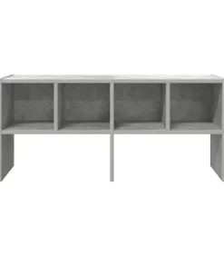 Clearance Schoenenrek stapelbaar 89,5x30x40 cm betongrijs Organiseren