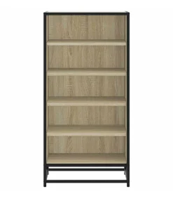 Online Schoenenrek 48x38x97,5 cm bewerkt hout sonoma eikenkleurig Organiseren