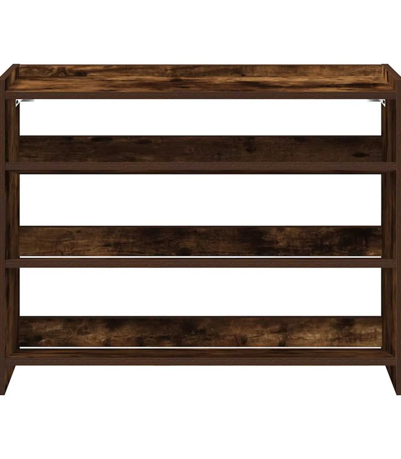 Hot Schoenenrek 80x25x62 cm bewerkt hout gerookt eikenkleurig Organiseren