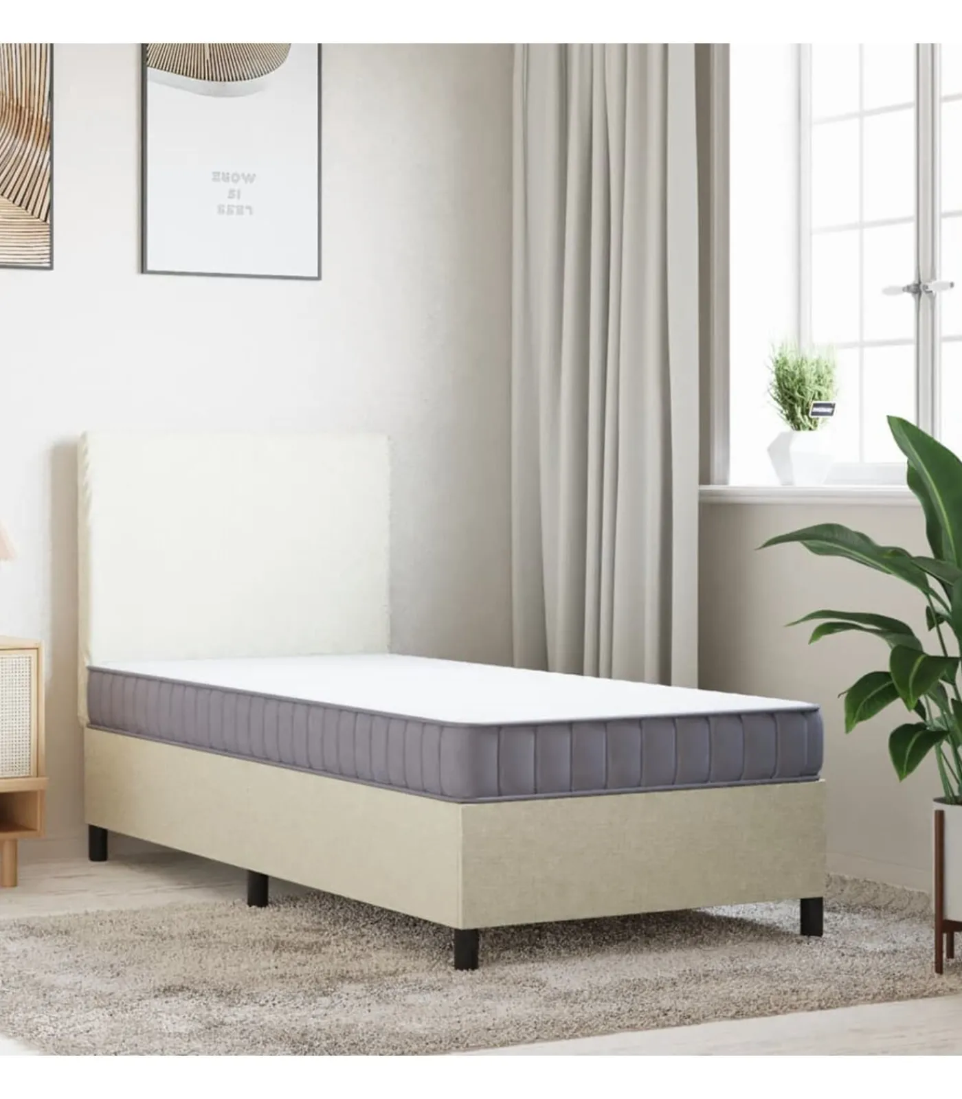 Online Schuimmatras middelzacht 80x200 cm Matrasbeschermer