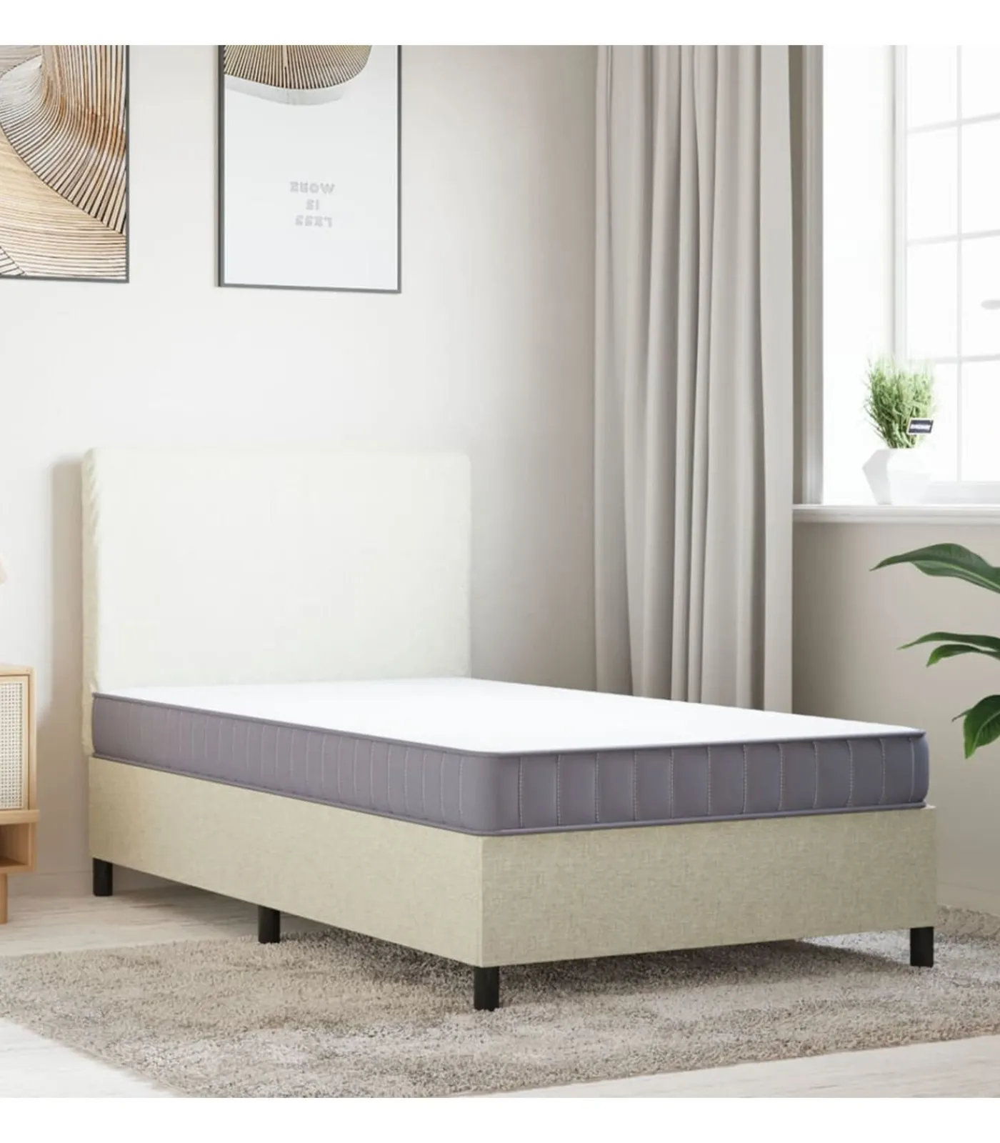 Sale Schuimmatras middelzacht 100x200 cm Matrasbeschermer