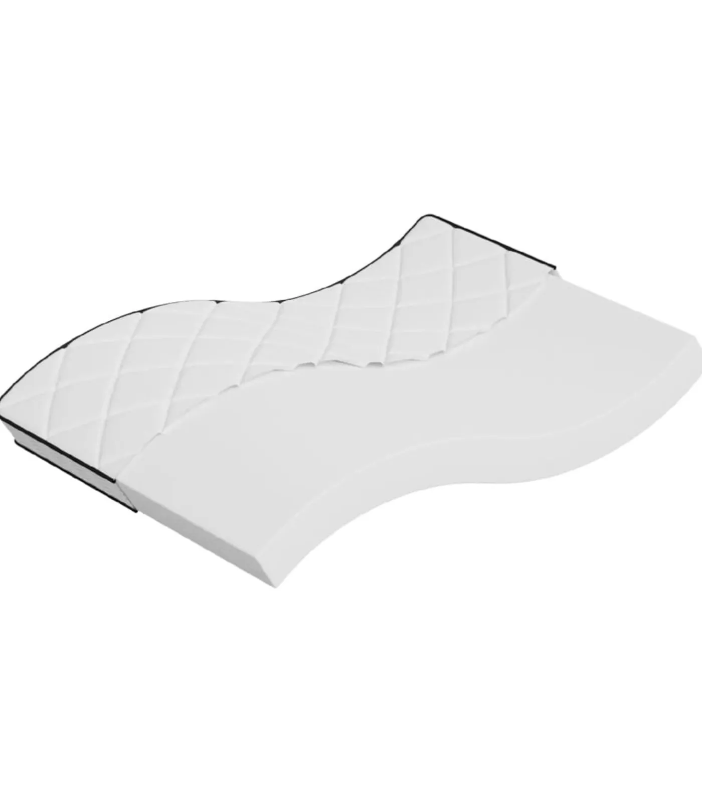 Outlet Schuimmatras middelzacht 140x200 cm Matrasbeschermer