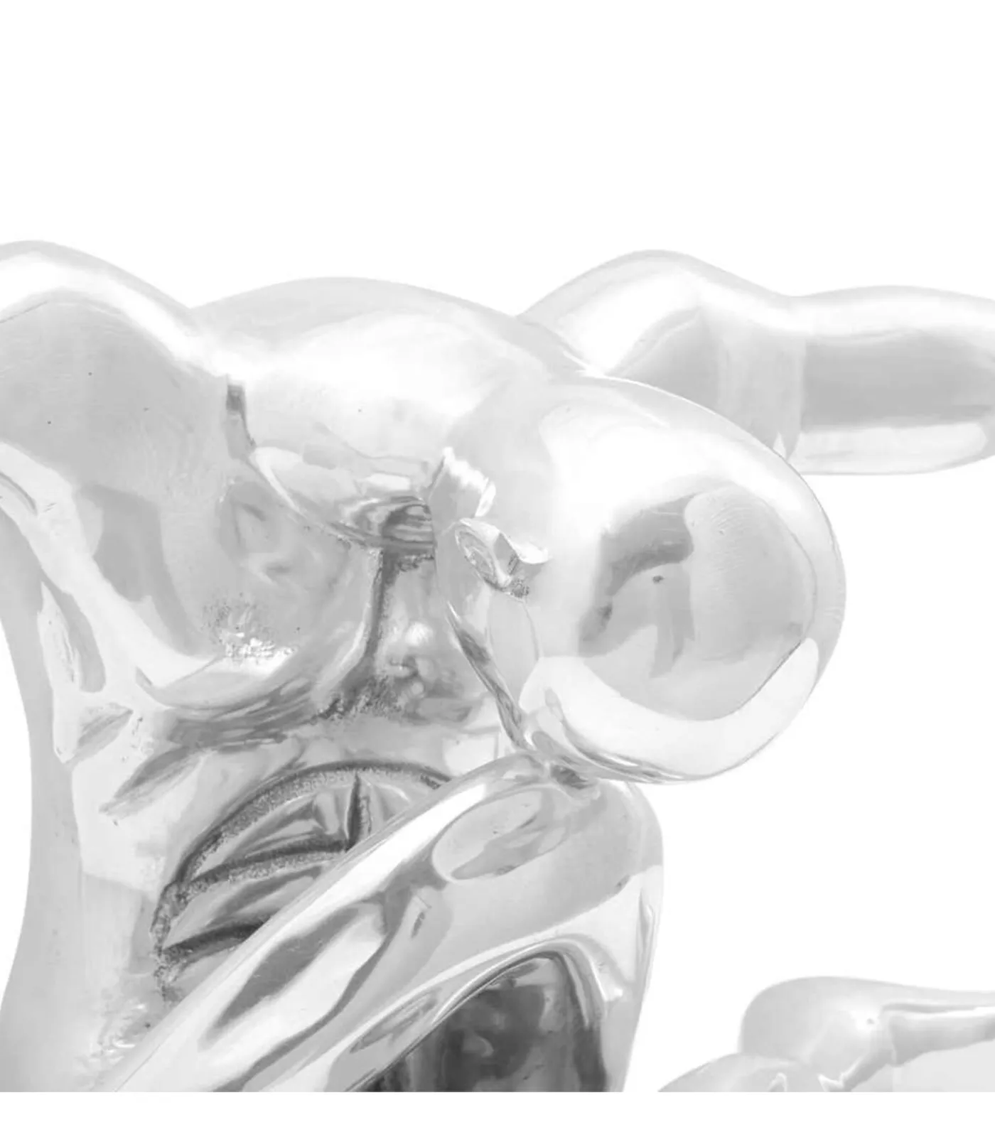 Hot Sculptuur Zilver 63 x 20 x 22 cm Aluminium Decoratie