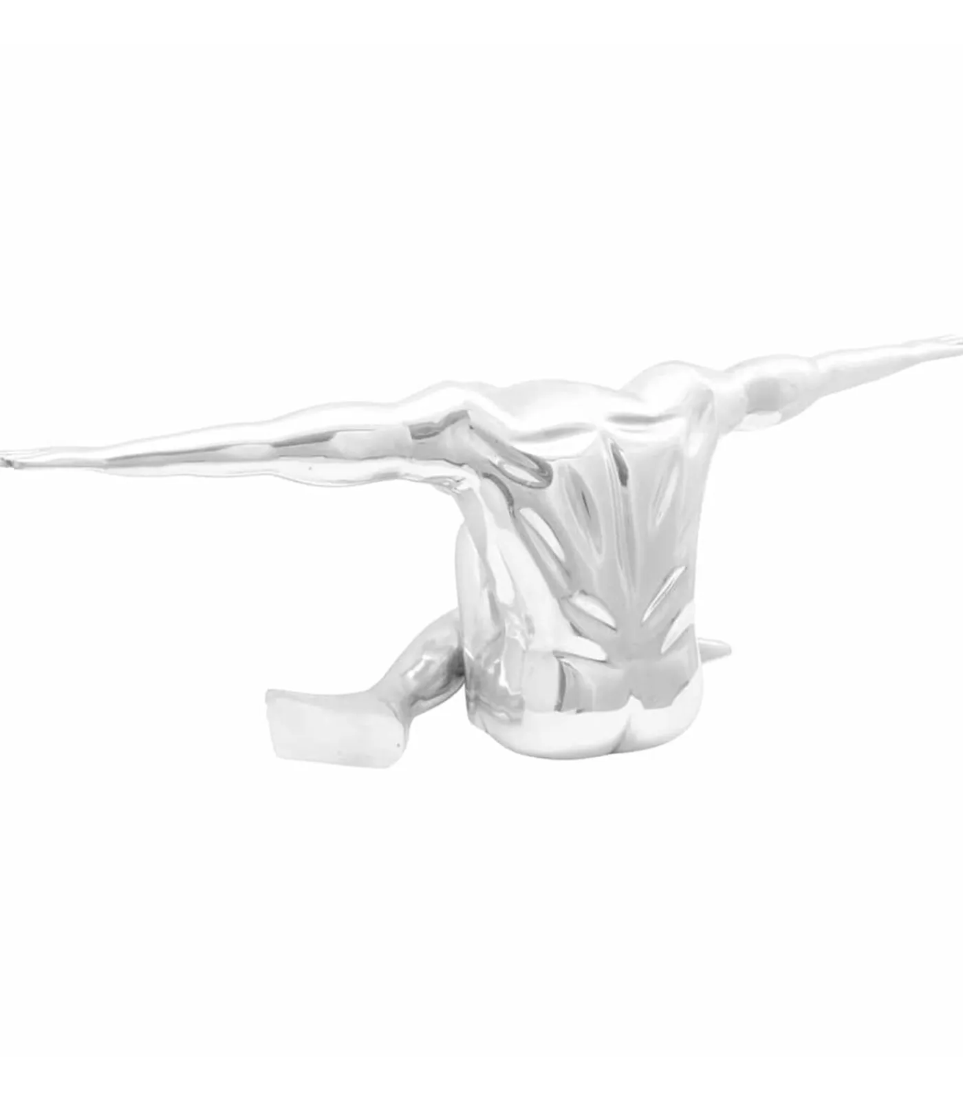 Best Sculptuur Zilver 91,5 x 32 x 33 cm Aluminium Decoratie