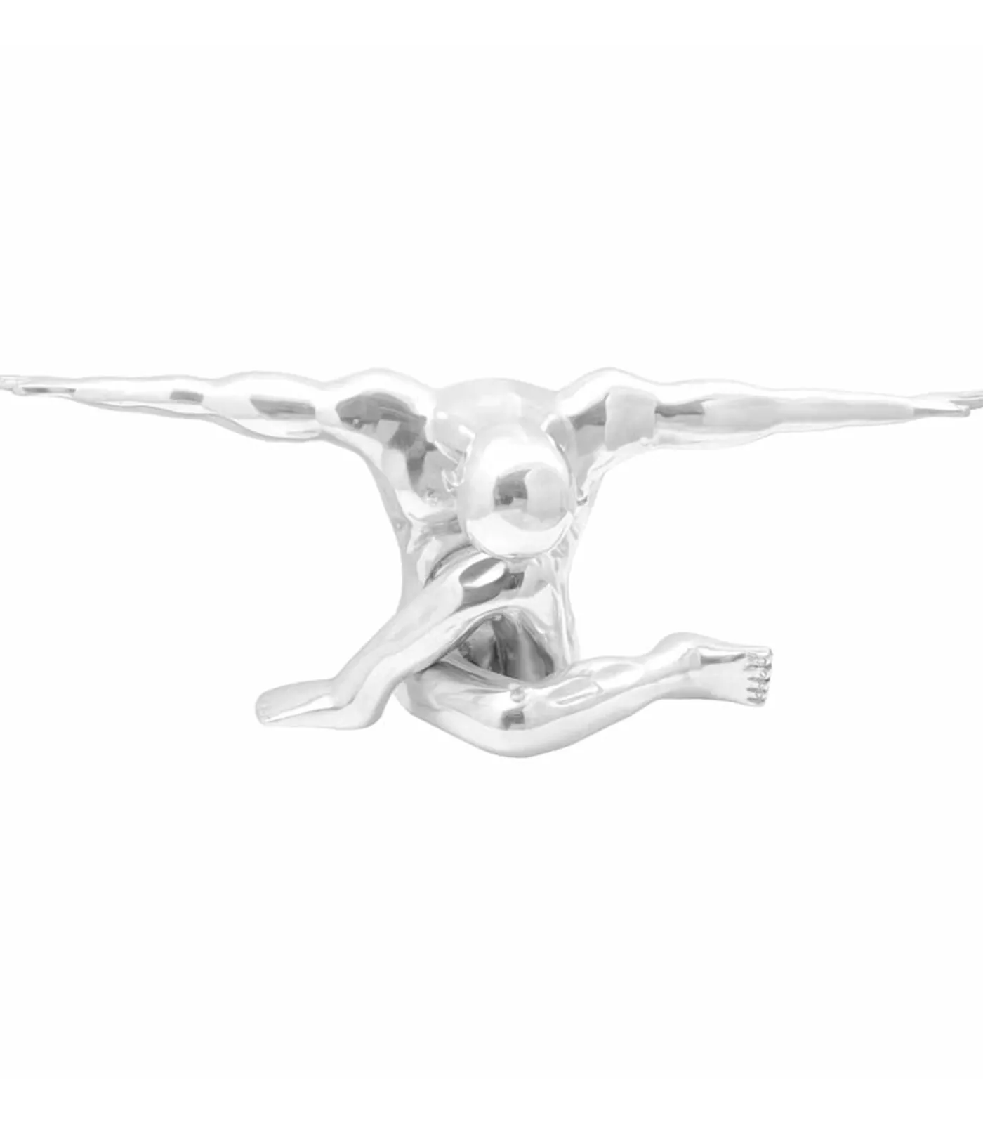 Best Sculptuur Zilver 91,5 x 32 x 33 cm Aluminium Decoratie