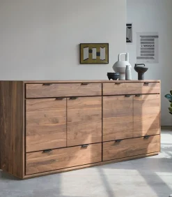 Discount Senson - Massief notenhouten dressoir 200 cm Meubels