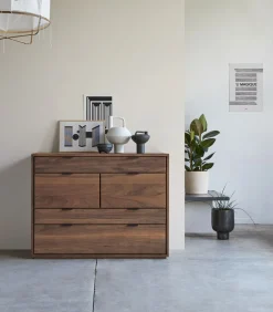 New Senson - Massief notenhouten ladekast Meubels