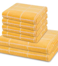 Hot Sensual Skin Karo - 6-delige handdoeken set Badset