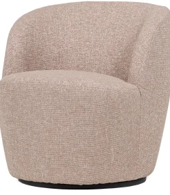 Discount Serra Draaifauteuil - Melange Stof - Naturel - 68x70x77 Zetels