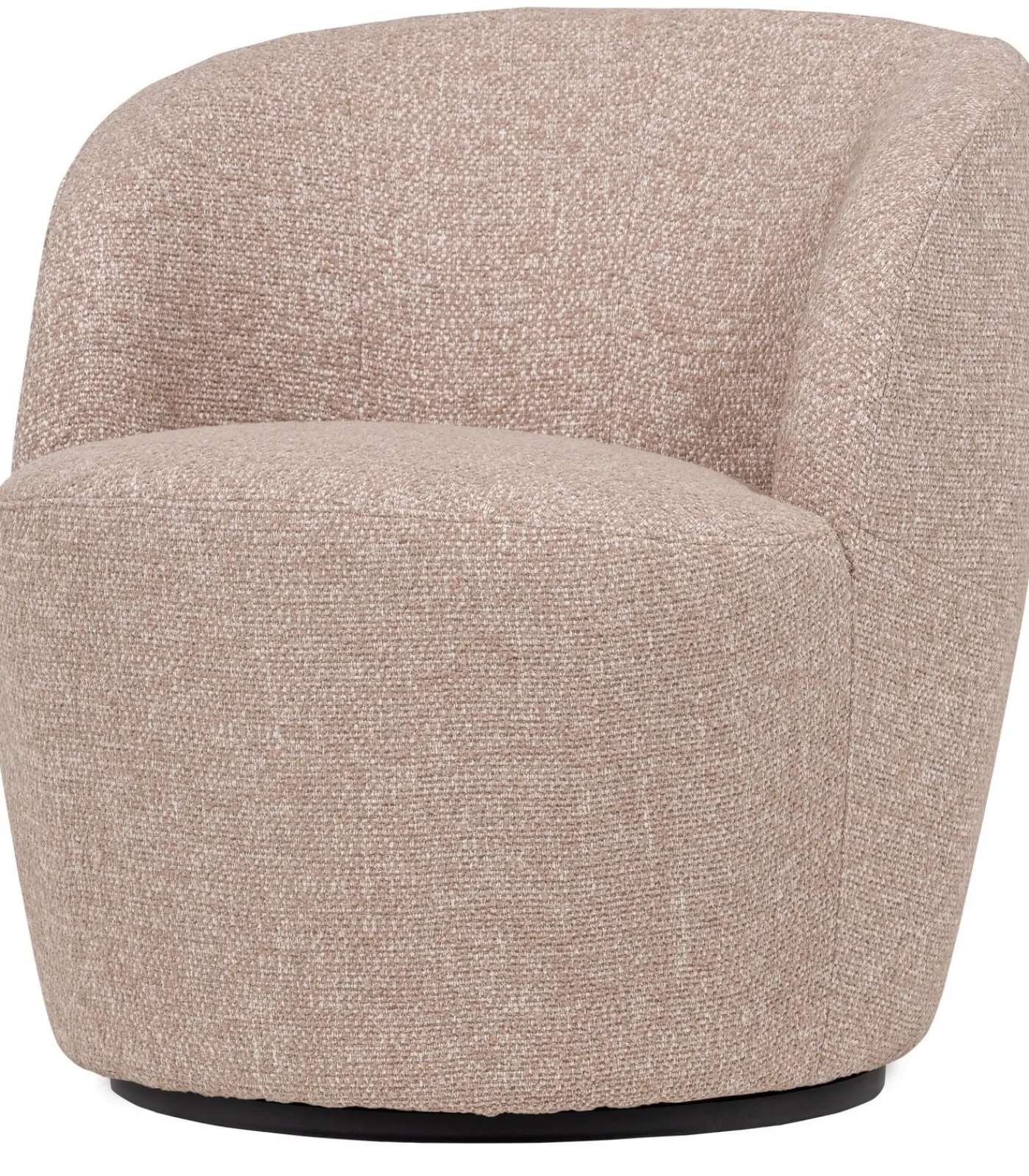 Discount Serra Draaifauteuil - Melange Stof - Naturel - 68x70x77 Zetels