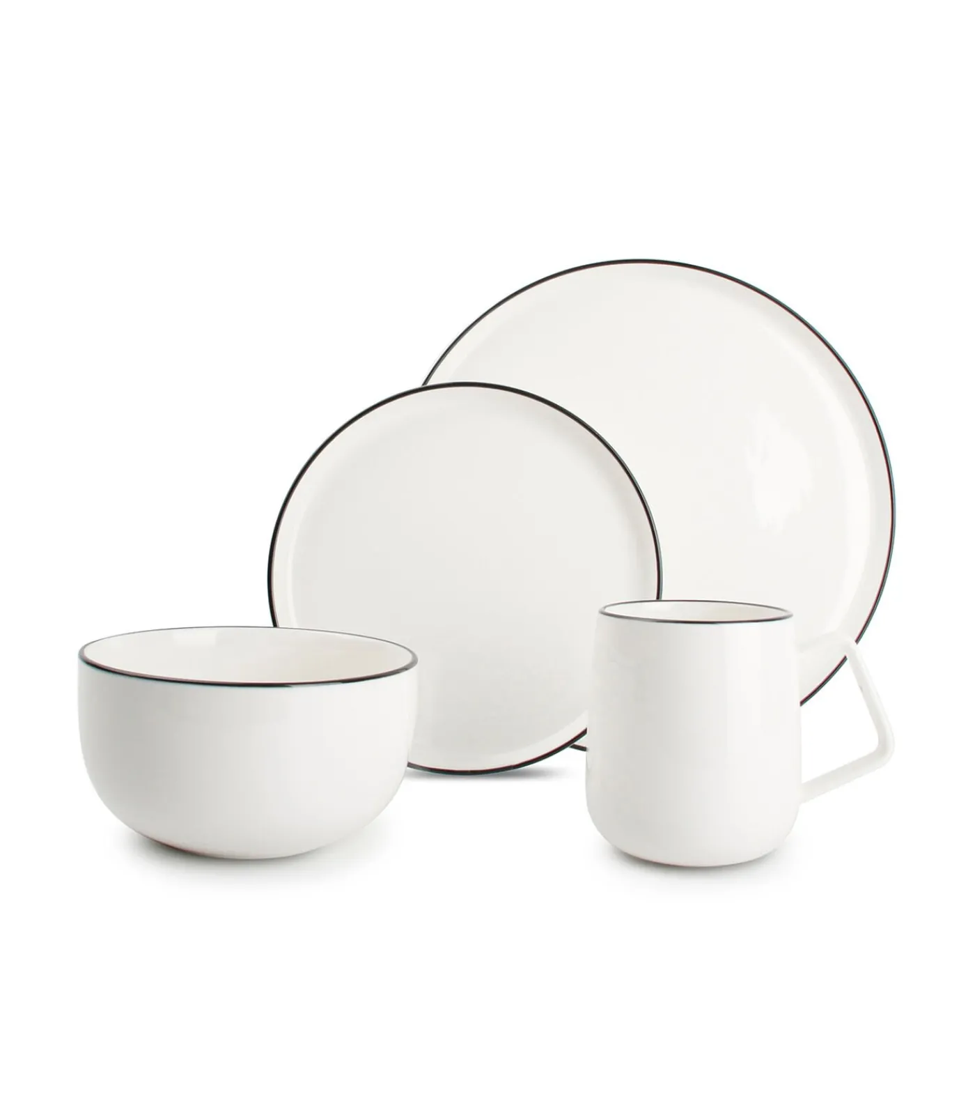 Clearance Servies 16-delig wit Studio Base Tafelgerei