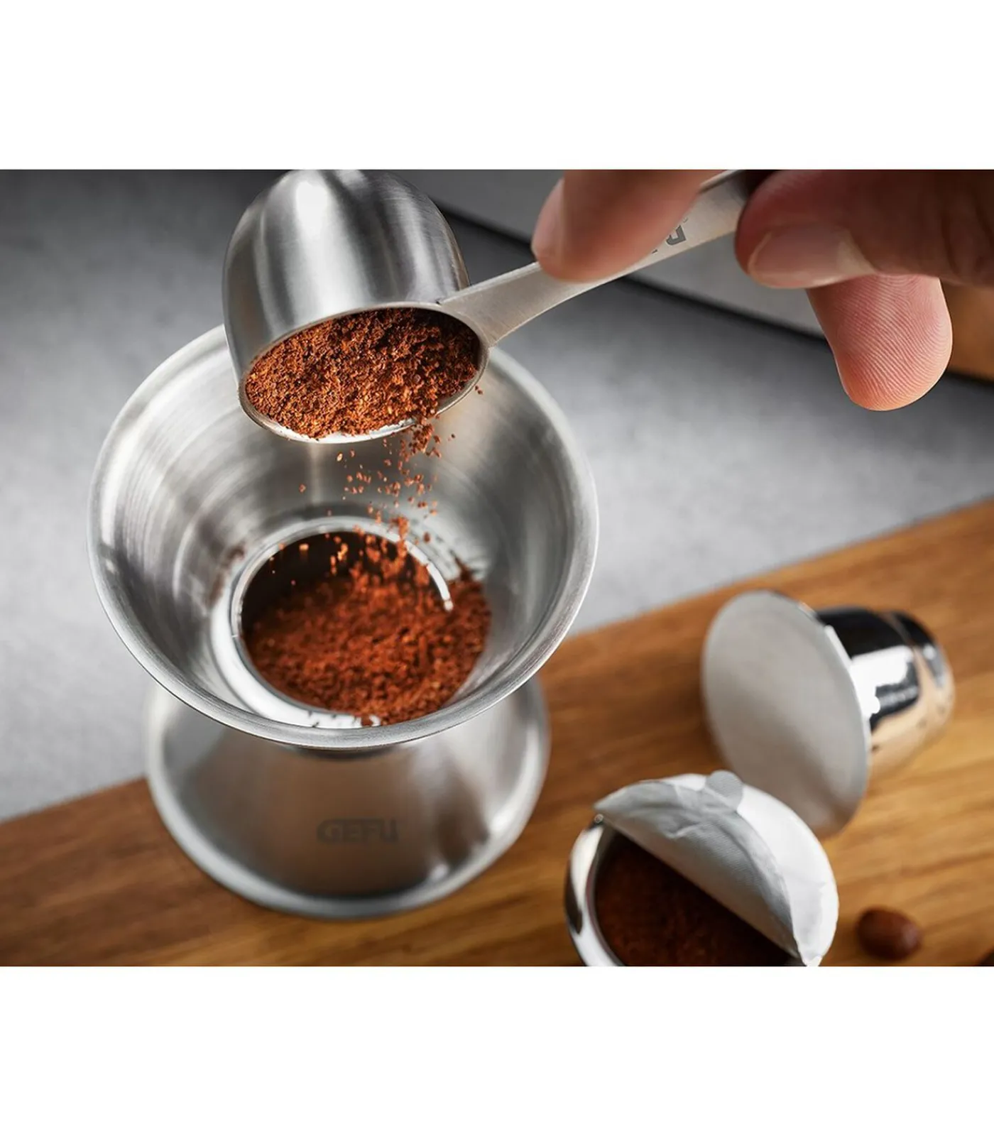 Outlet Set met trechter en koffiemaatlepel CONSCIO Koffie & Thee Maken