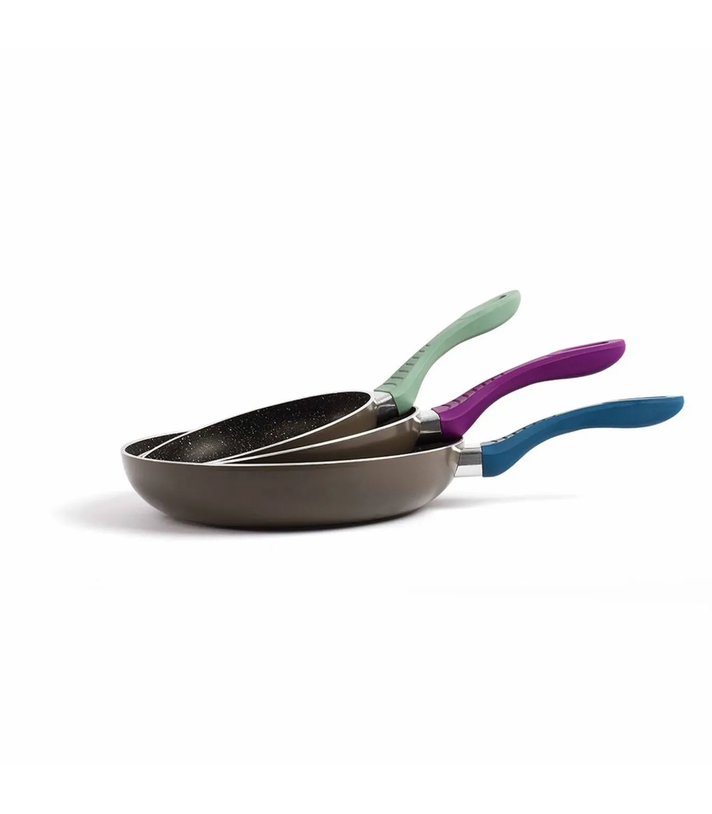 Online Set van 3 braadpannen ILAG® coating Potten & Pannen