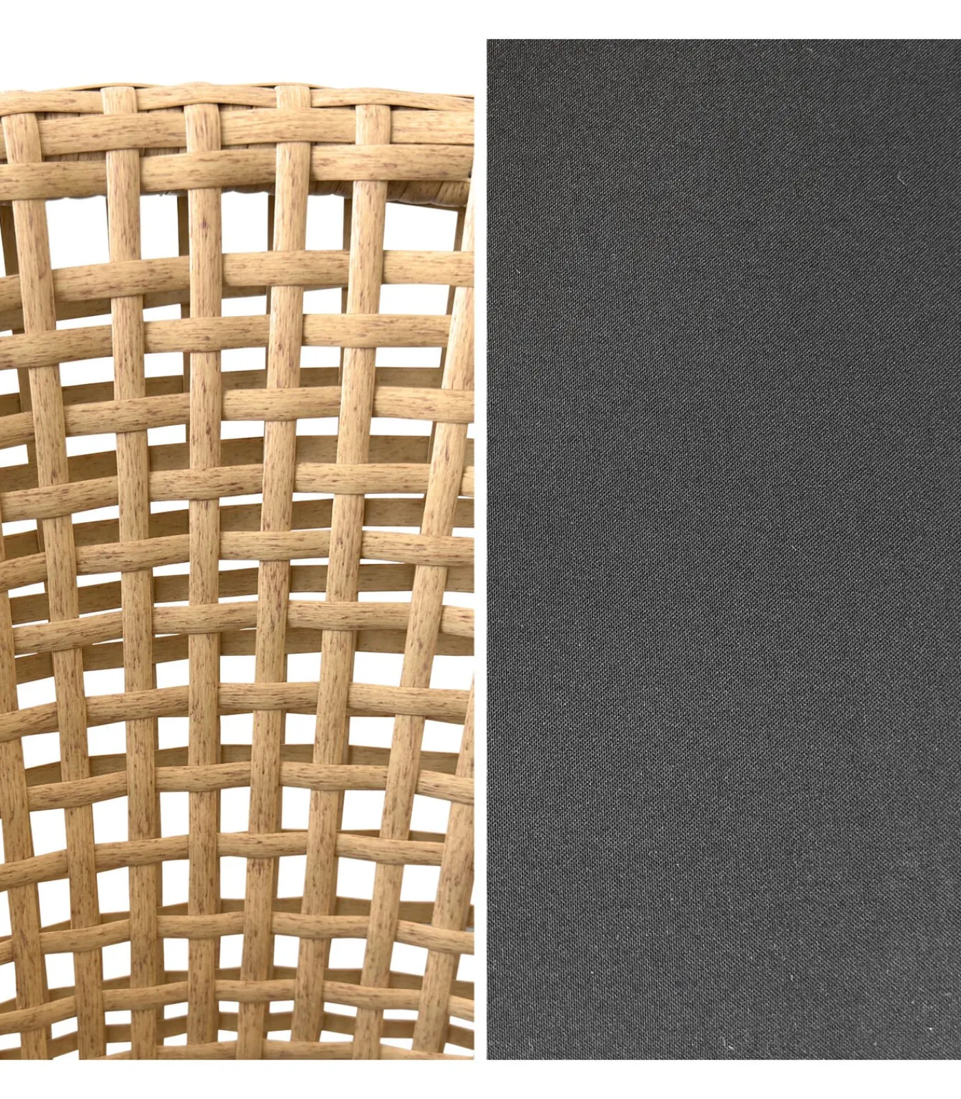 Best Set van 2 kunststof rotan fauteuils met kussens RINA Stoelen