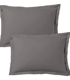 New set van 2 kussenslopen katoensatijn Kussenslopen