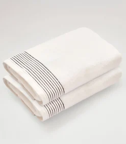 Outlet Set van 2 Premium Handdoeken PURE ELEGANCE. Biologisch katoen Handdoeken