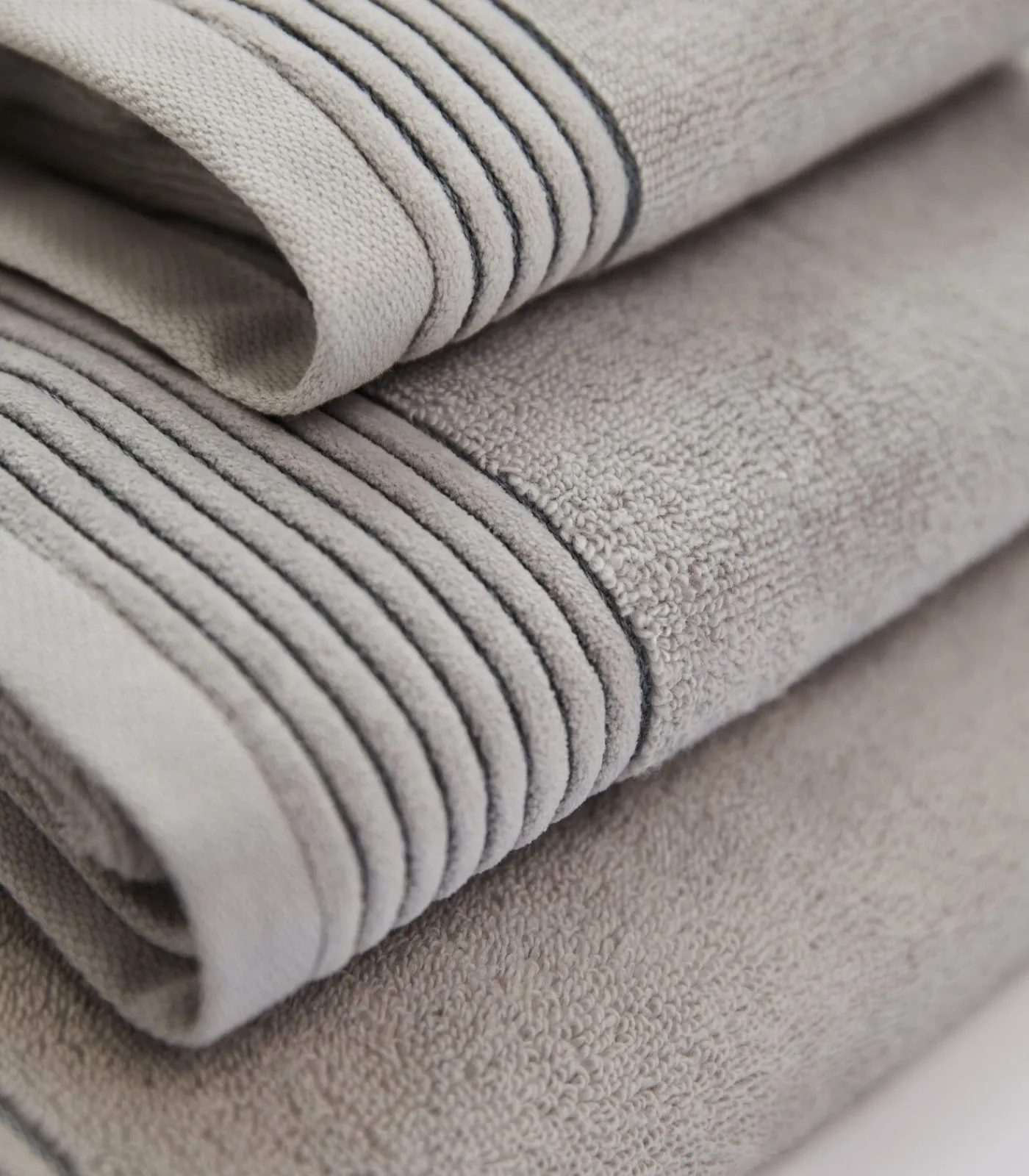 Clearance Set van 6 Premium Handdoeken SILVER MIST (2-33x50cm, 2-50x100cm, 2-100x150cm) Badset