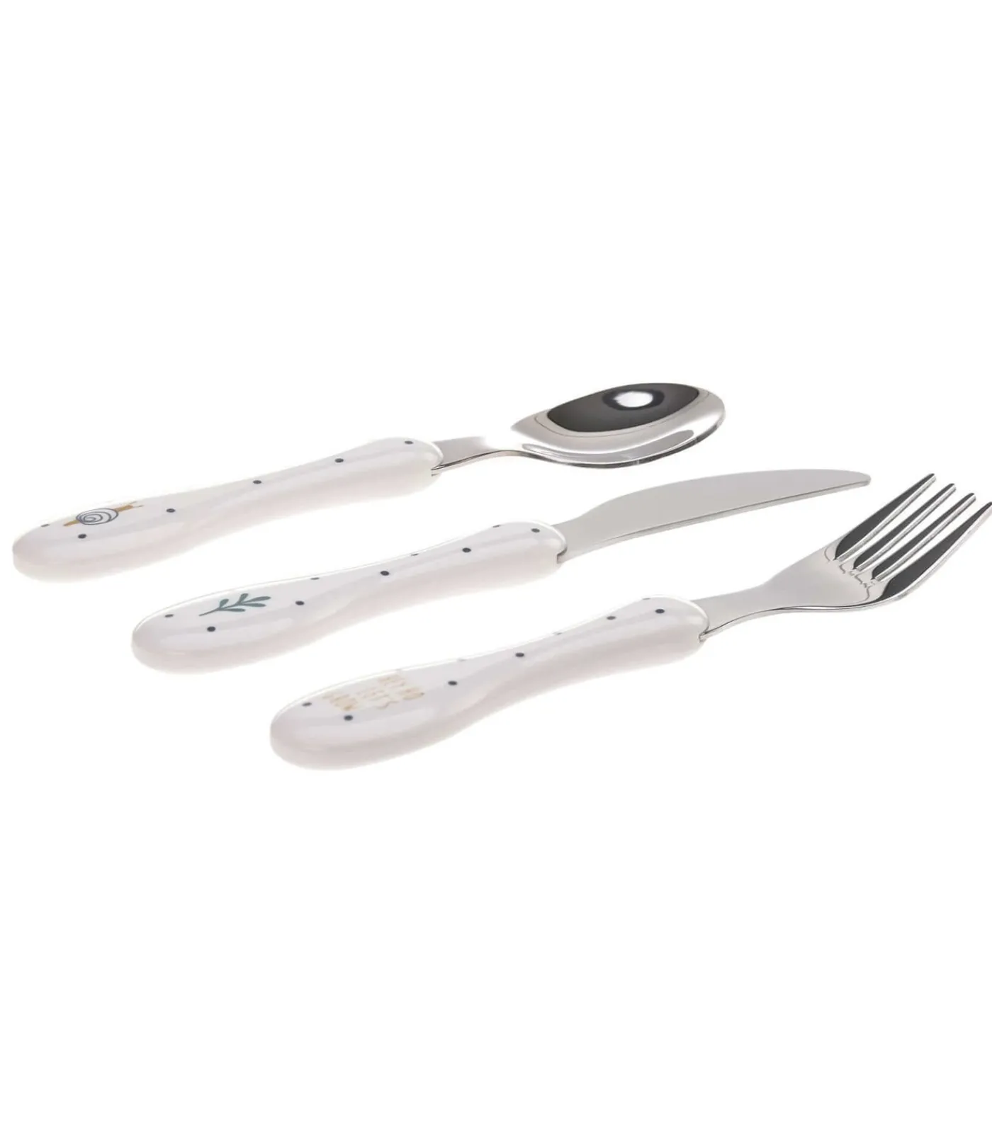 Set van 3 roestvrijstalen bestekjes voor kinderen Ga... Bestek