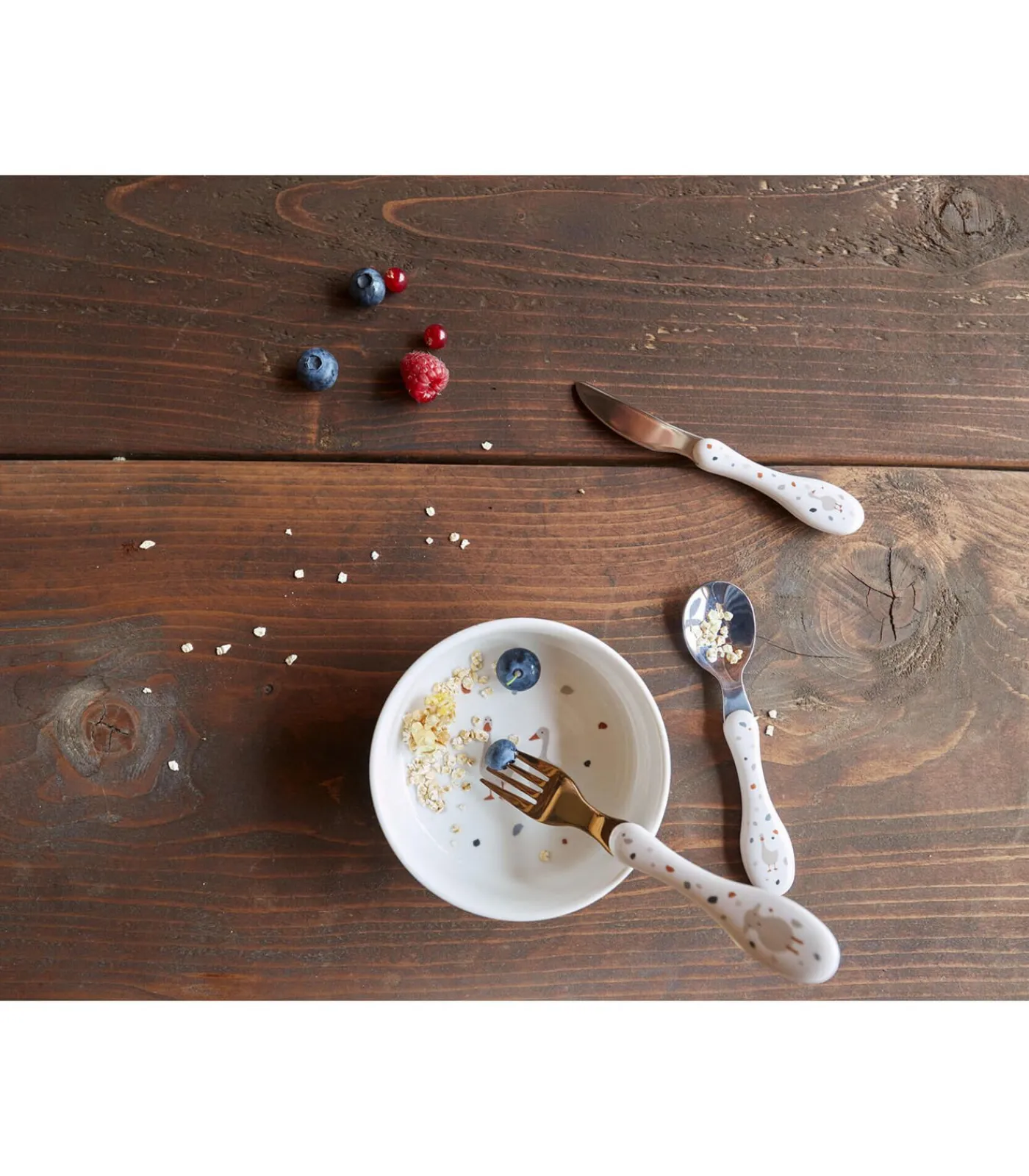 Best Set van 3 roestvrijstalen bestekjes voor kinderen Ti... Bestek